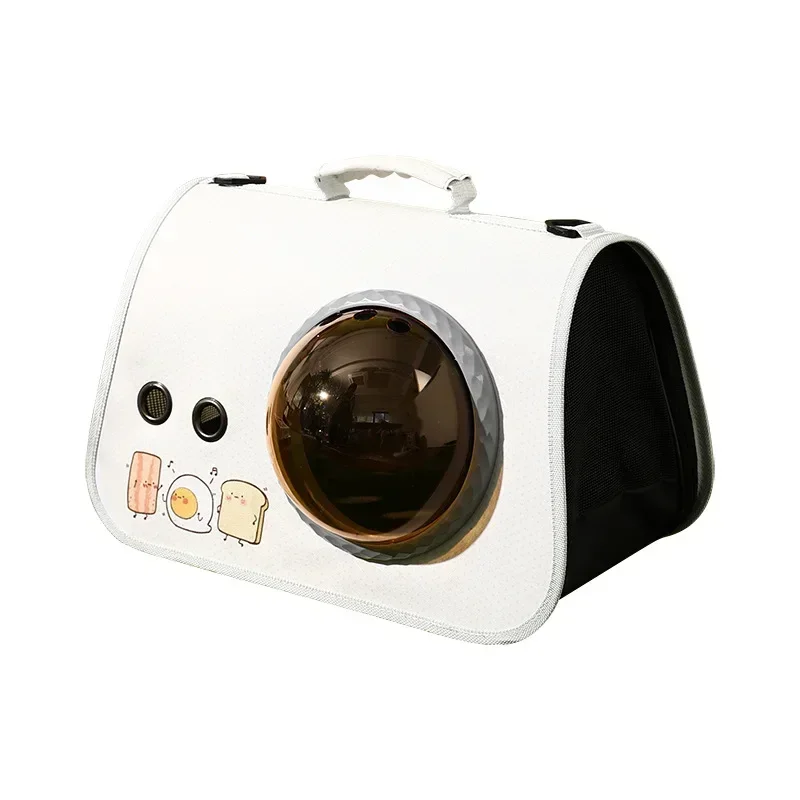 Pet Portable Space Capsule Take-out Cat Bag Handheld Foldable Shoulder Bag Outing Backpack Cartoon Cat Dog Bag