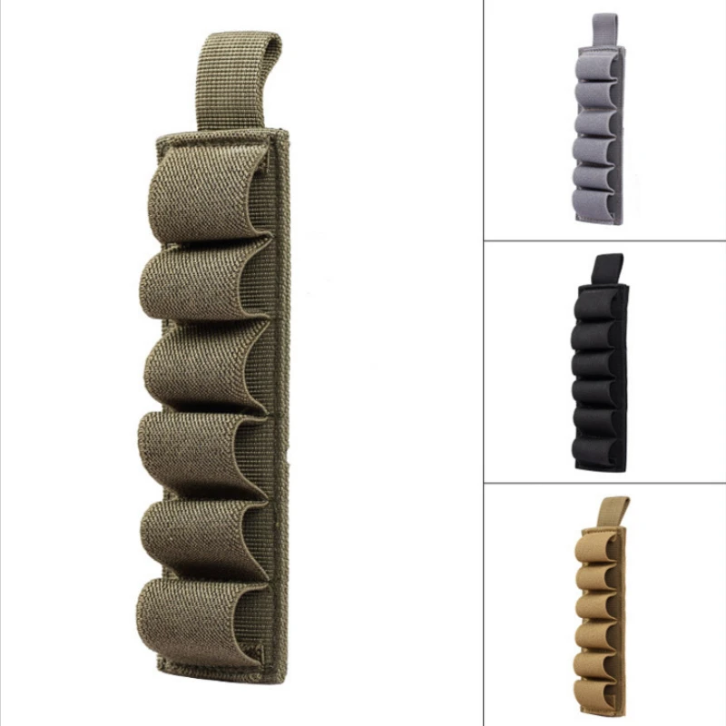 

Outdoor equipment 6-hole shotgun sticker accessories, multi-functional tactical Velcro, bullet bag