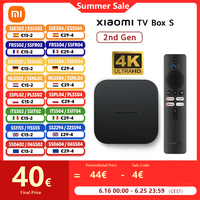 Xiaomi Mi TV Box S 2nd Gen Global Version Smart TV Box Media Player 4K Ultra HD BT5.2 2GB 8GB Android Google TV Google Assistant