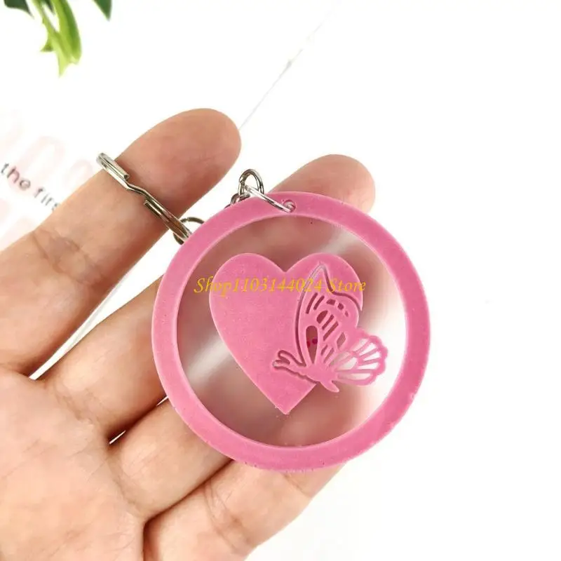 N5KE Butterfly-Letter Silicone Resin Mold,Epoxy Casting Mold for DIY Crafts Pendant Jewelry Making Keychain Silicone Mold