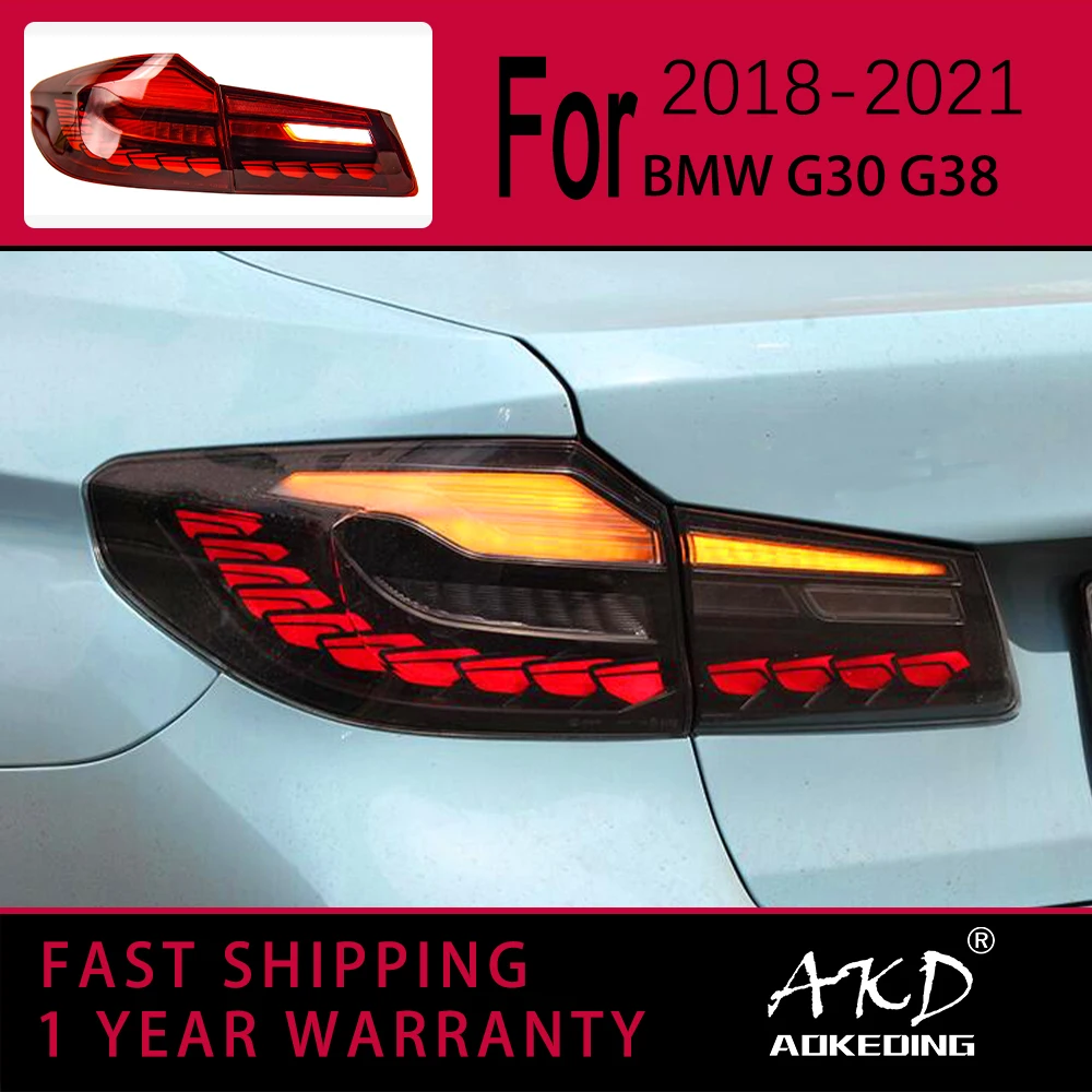 Car Lights for BMW G30 G38 520I 530I LED Tail Light 2018-2021 M5 Rear Stop Lamp Brake Signal DRL Reverse Automotive Accessories