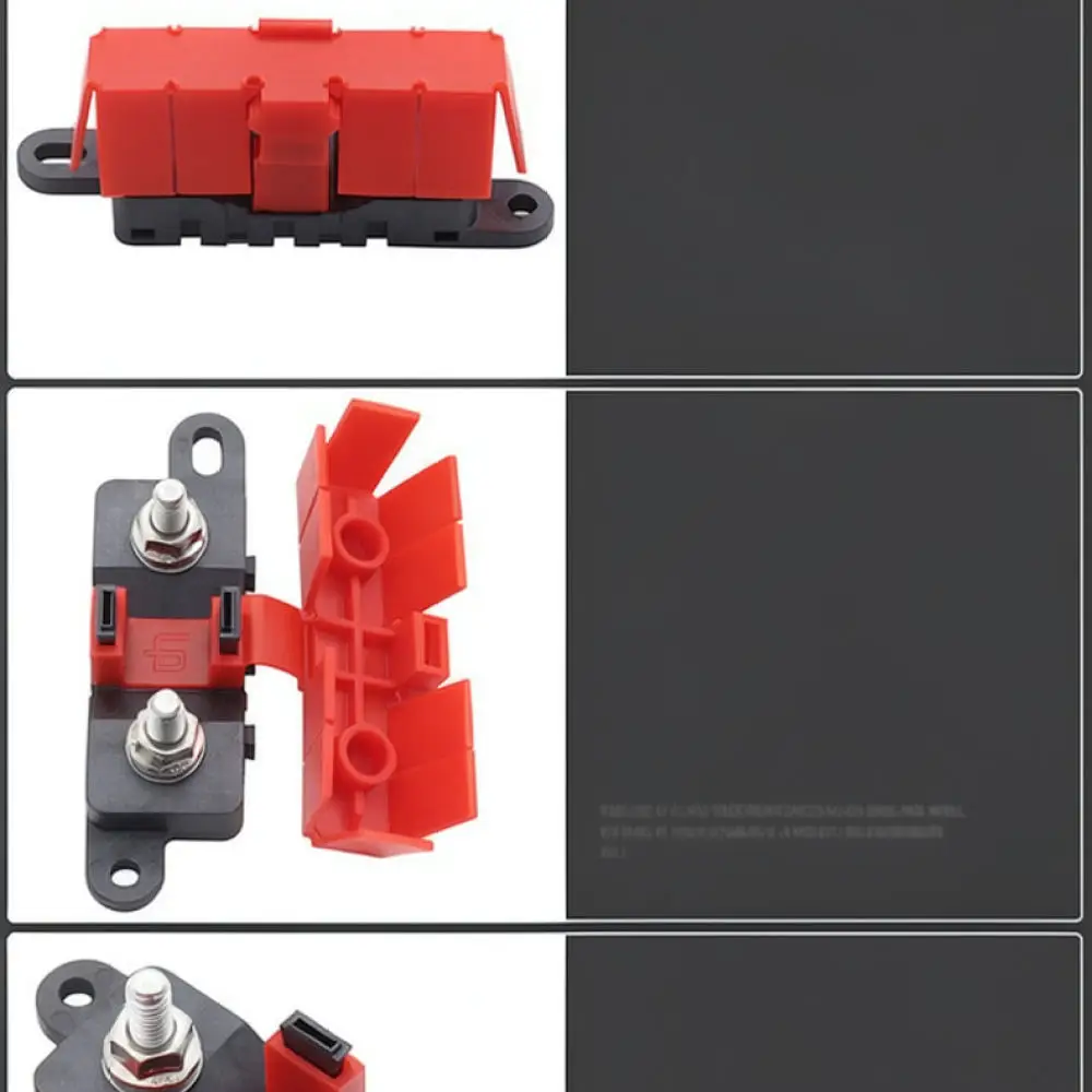 High Current 500A Bolt On Fuse Holder For Car Truck RV Electrical System Modification Circuit Protection Device