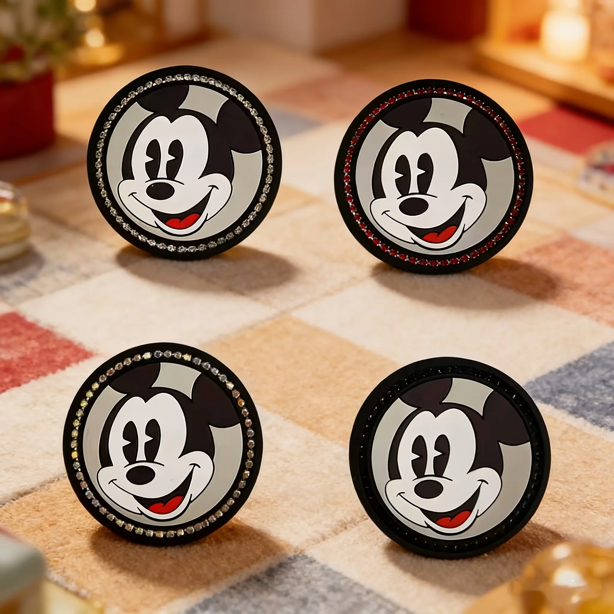 2pcs Disney Stitch Coasters, Aesthetic And Durable Coasters, Home Tea Cup Protection Pads, Household Items，Anime Merchandise view 6