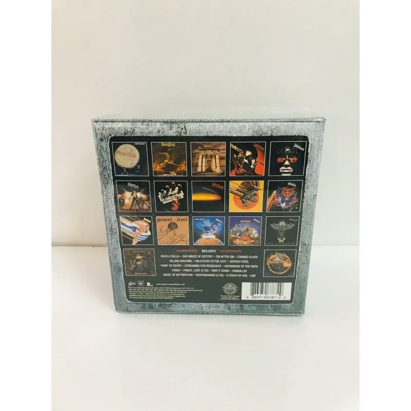 

19CD Collection Подарочная коробка Музыкальный компакт-диск Самая влиятельная британская группа в мире Тяжелый металлический оркестр Металлический Бог Полная коллекция