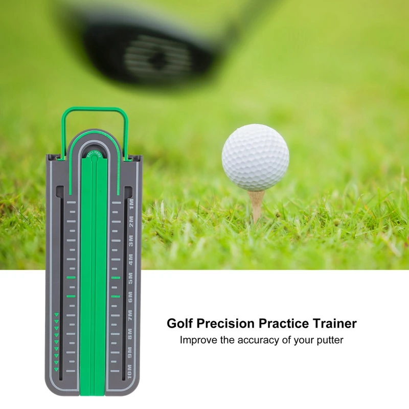 Golf Precision Distance Putting Drill Golf Putting Green Mat Putting Ball Pad Mini Putting Training Aids Golf Accessories