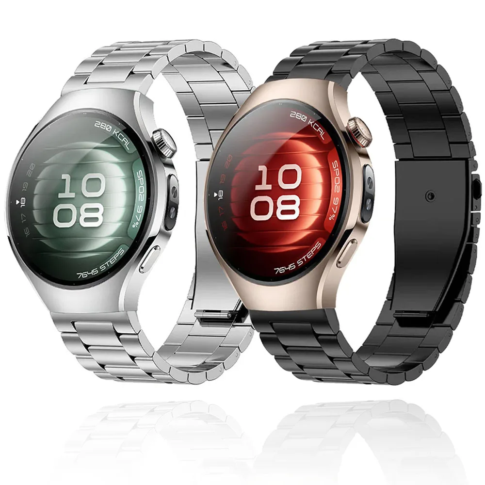 Cinturino in metallo acciaio inossidabile da 22 mm per Huawei Watch 5 GT5 4 3 2 Pro Garmin 970 cinturino per Amazfit GTR 4/Balance 2 cinturino