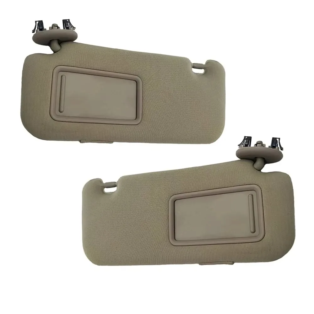 For Toyota Corolla 2007 2008 2009 2010 2011 2012 2013 Accessories 1 Pair LEFT Driver Side Right Sun Visor Sunshade With Mirror