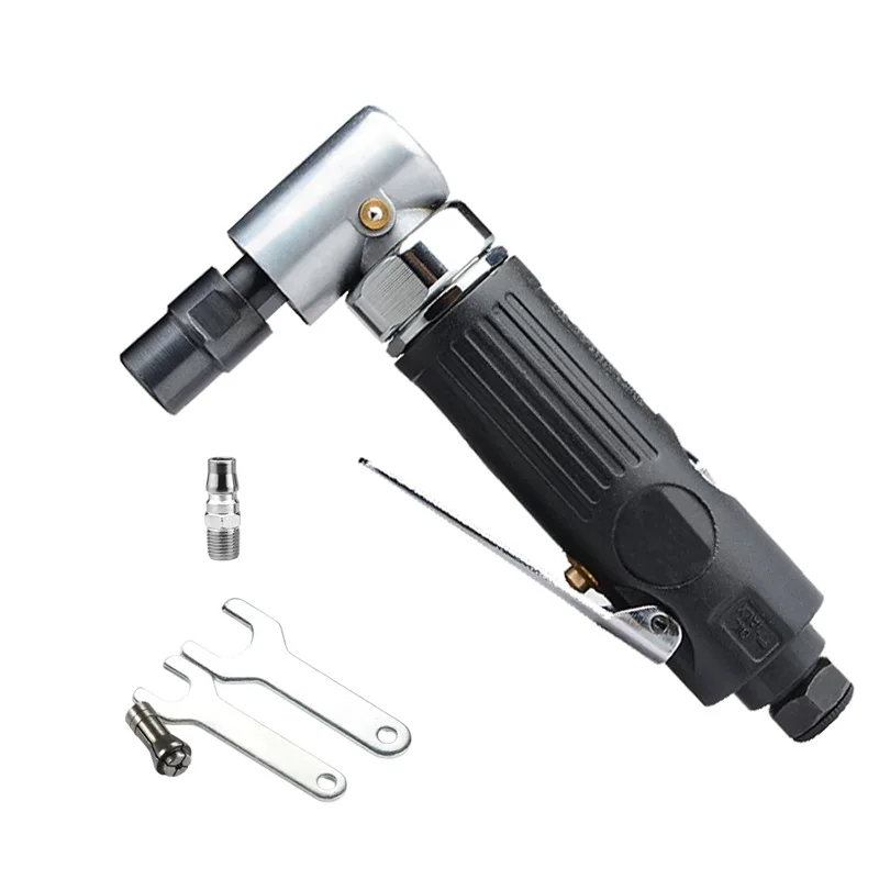 

1/4 Pneumatic Grinding Machine Step Tire Small Fine Grinding, Rust Removal, Edging and Polishing Multifunctional 3mm/6mm Chuck