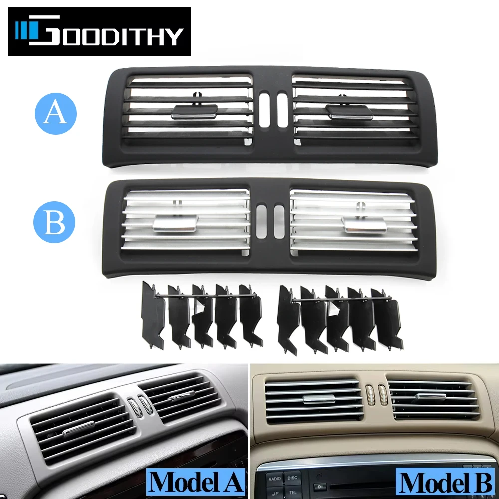 

Upgraded Center Console Front Row Wind Middle Air Conditioner Vent Grille Outlet Panel Trim For Benz W251 R Class 2518300554