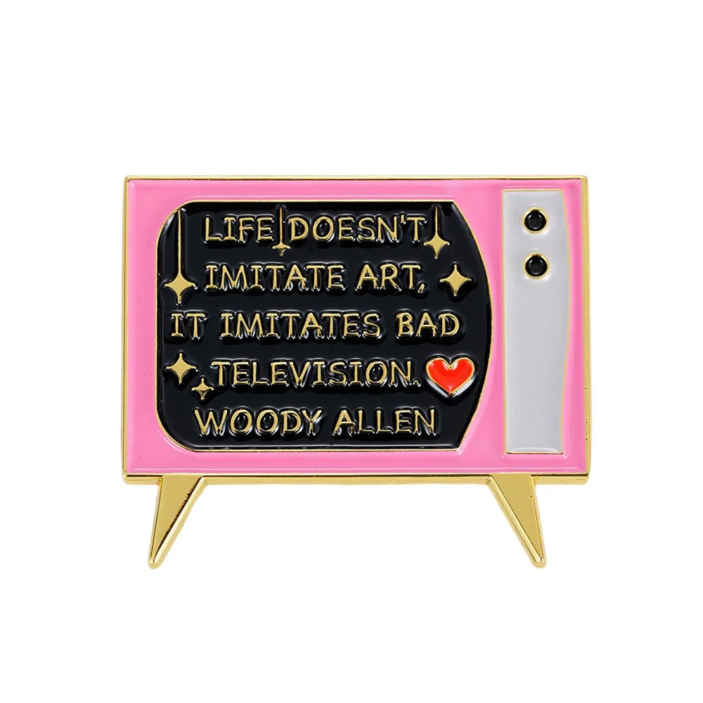 A3873 اقتباسات التلفزيون بروش للملابس المينا دبوس الكرتون التلبيب دبابيس لحقيبة الظهر الرجال النساء شارات مجوهرات اكسسوارات #4