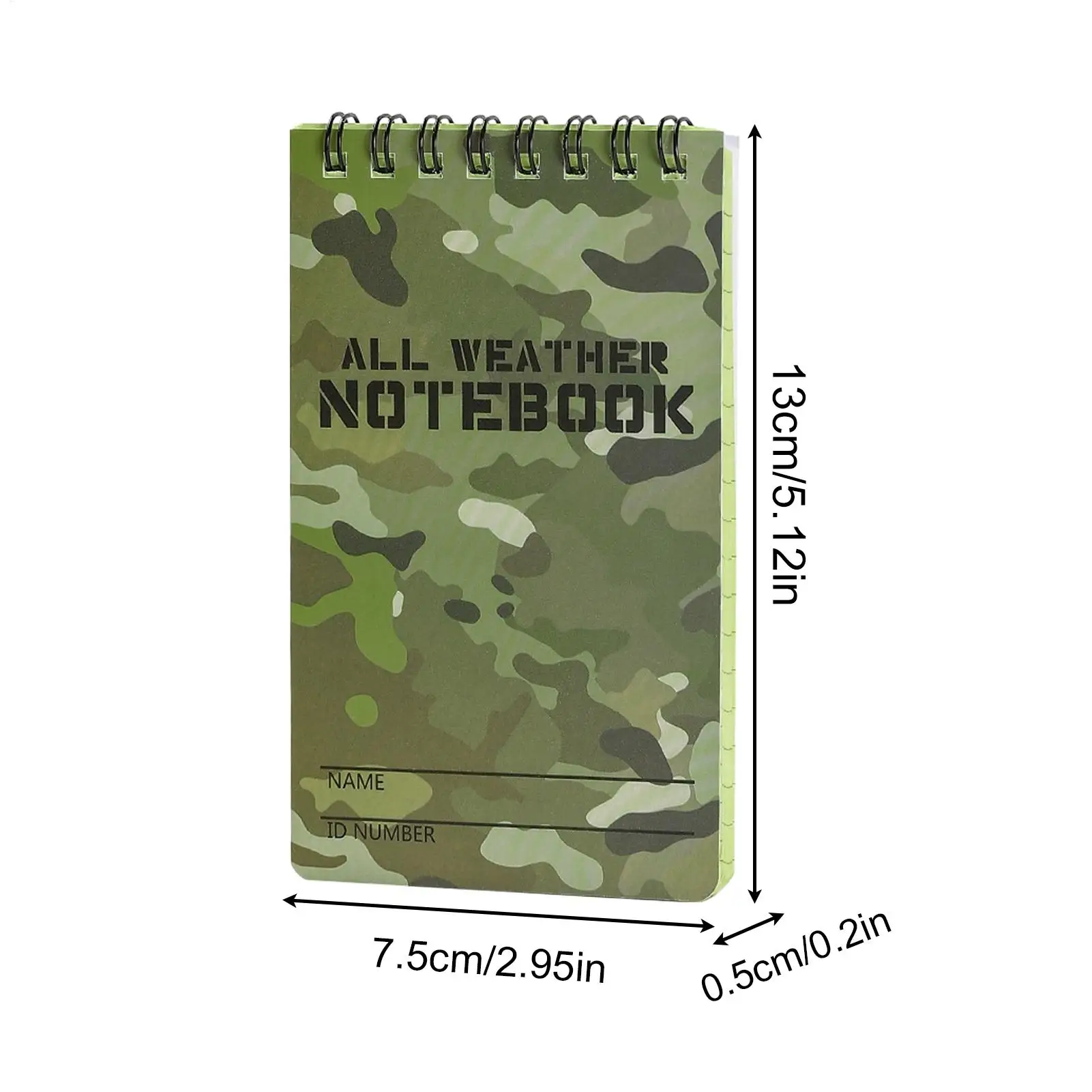 Waterproof Notebook Portable All Weather Pocket Notepads Mini Spiral Memo Pad Note Pads For Outdoor Home Office School Gift view 6