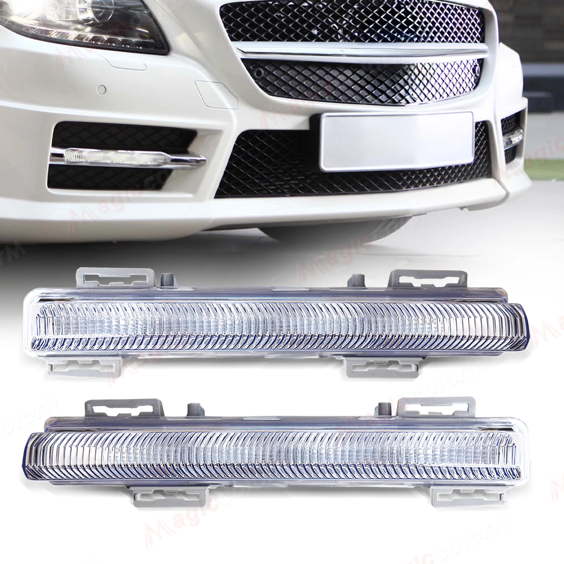 

A2049068900 A2049069000 Car Front Daytime Running Light For Mercedes-Benz W204 W212 C250 C280 C350 E350 DRL Fog Lamp 12V