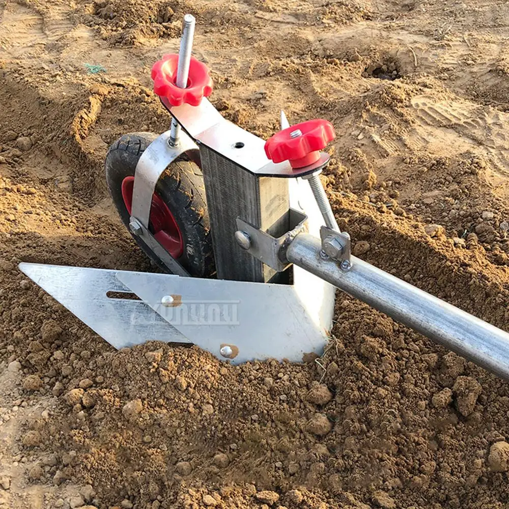 Portable Garden Loosening Soil Manual ridge Tillage Machine Handheld Agricultural Hand-pulled Plow