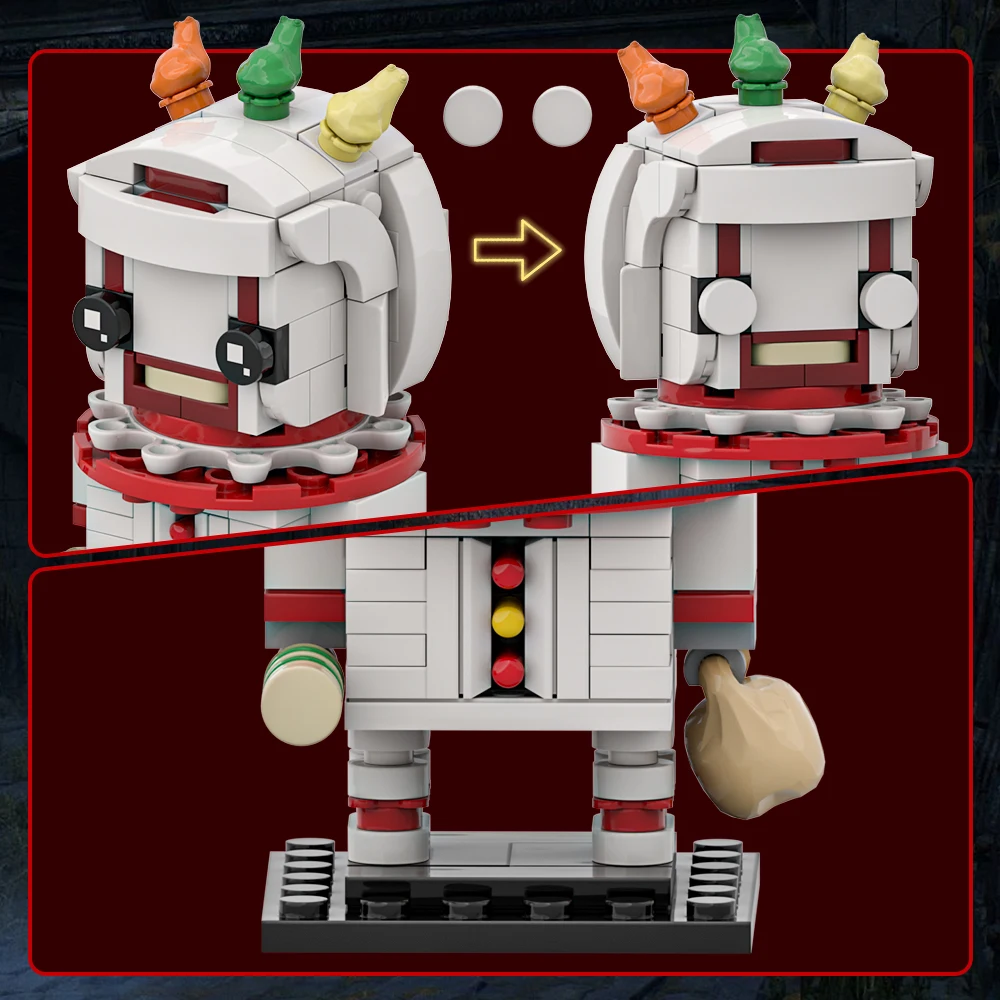 

MOC American Horror Story Twisty Фигурка Строительные блоки Модель Brickheadzs Кирпичи DIY Собранная игрушка для детей Подарок