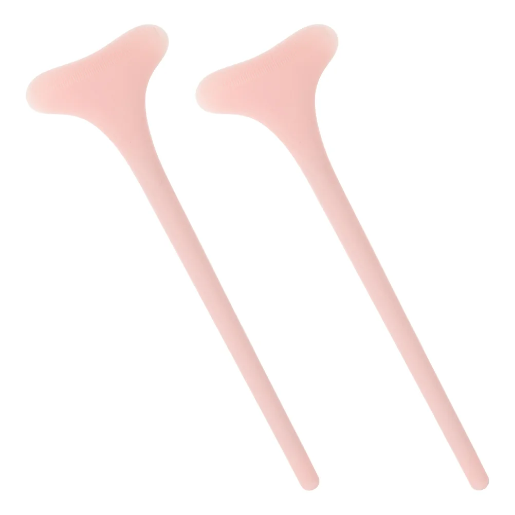 Outils de maquillage pour les yeux, Guide d'eye-liner en plastique, crème pour les yeux à capuche sous applicateur, pochoir, Mascara, bouclier d'aile, protection des cils de précision, 2 pièces
