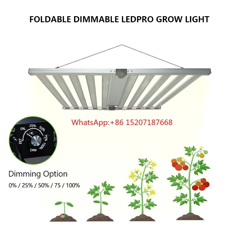 Full Spectrum luz Led 800w 1000w Greenhouse Horticulture commercial size led grow light