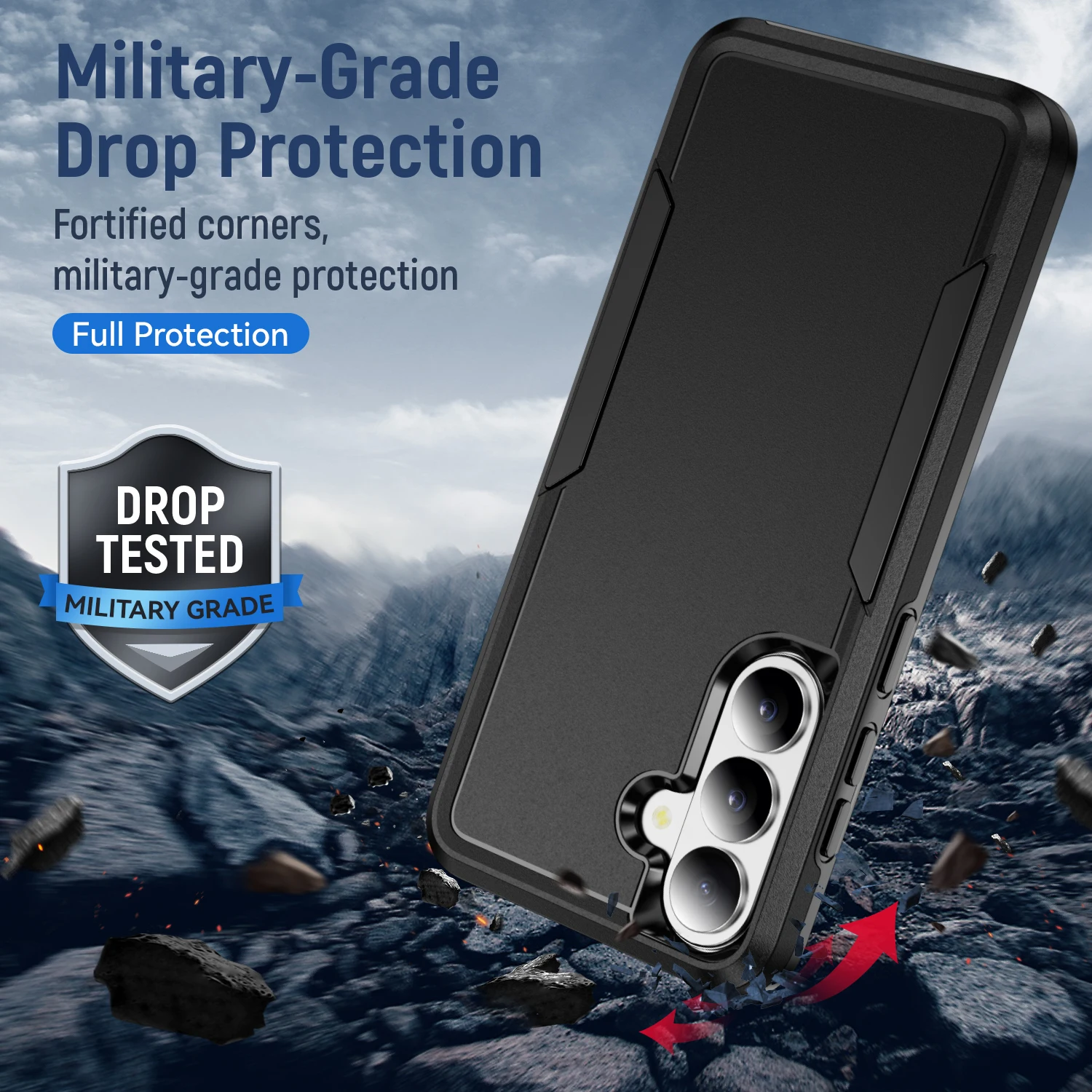 Anti-Shock Protection Cover Case for Samsung Galaxy S26 Ultra S25 S24 S21 FE 5G S22 S26 Plus S23 A57 A37 A17 A56 A36 A16 A55 A15