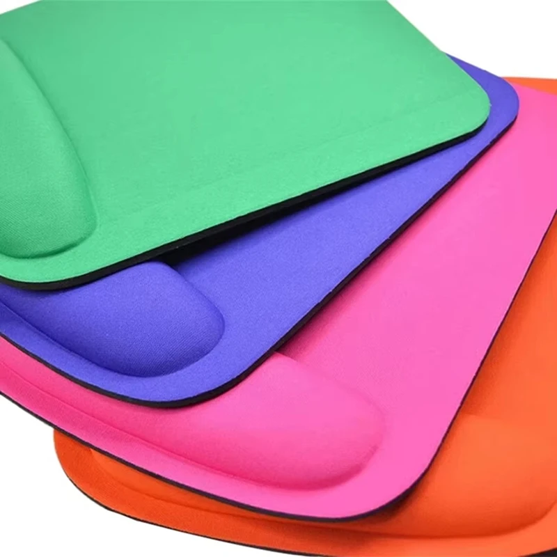 Mouse Pad with Memory Foam Wrist Support Rest Ergonomic EAV Comfortable Office Mousepads Non-Slip Rubber Base for Computer Home