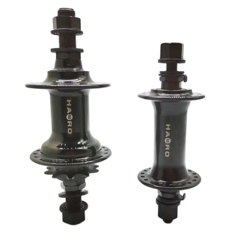 HA-RO 10 T Uszczelnione łożyska Aluminiowa piasta rowerowa BMX o średnicy 14/9,5 MM z płaską osią