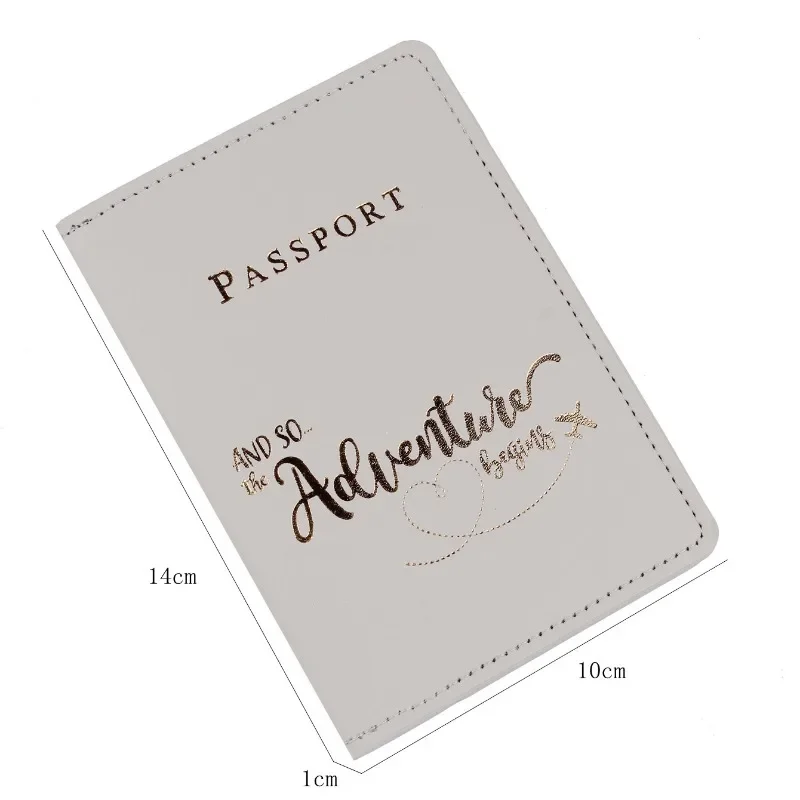 1PC Ticket Passport Holder Letter Pattern Passport Covers Men Travel Passport Protective Cover Women ID Credit Card Holder Case