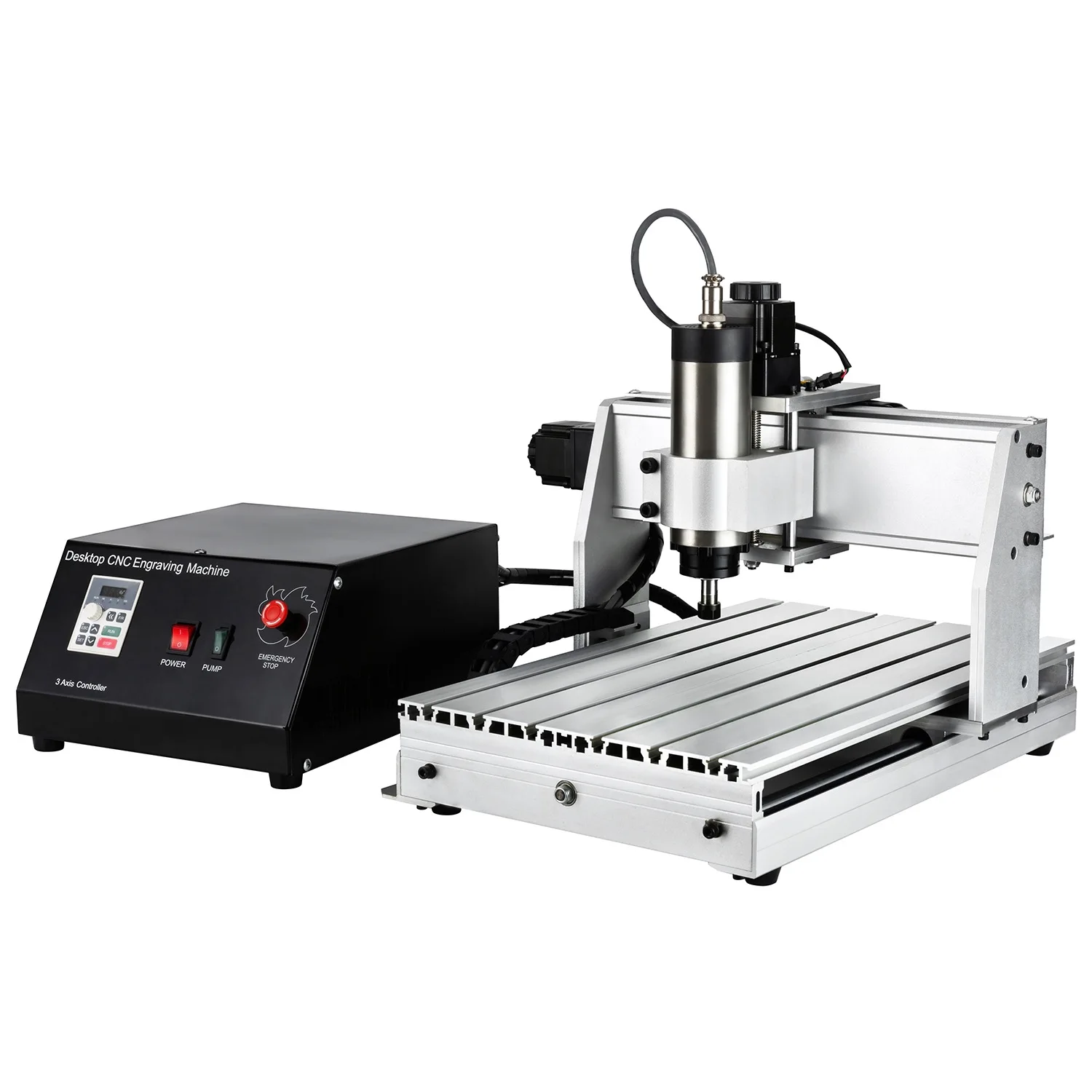 Mini Desktop 3 Axis CNC Router 3040 Precision Milling Tool for Metal Aluminium PCB Processing
