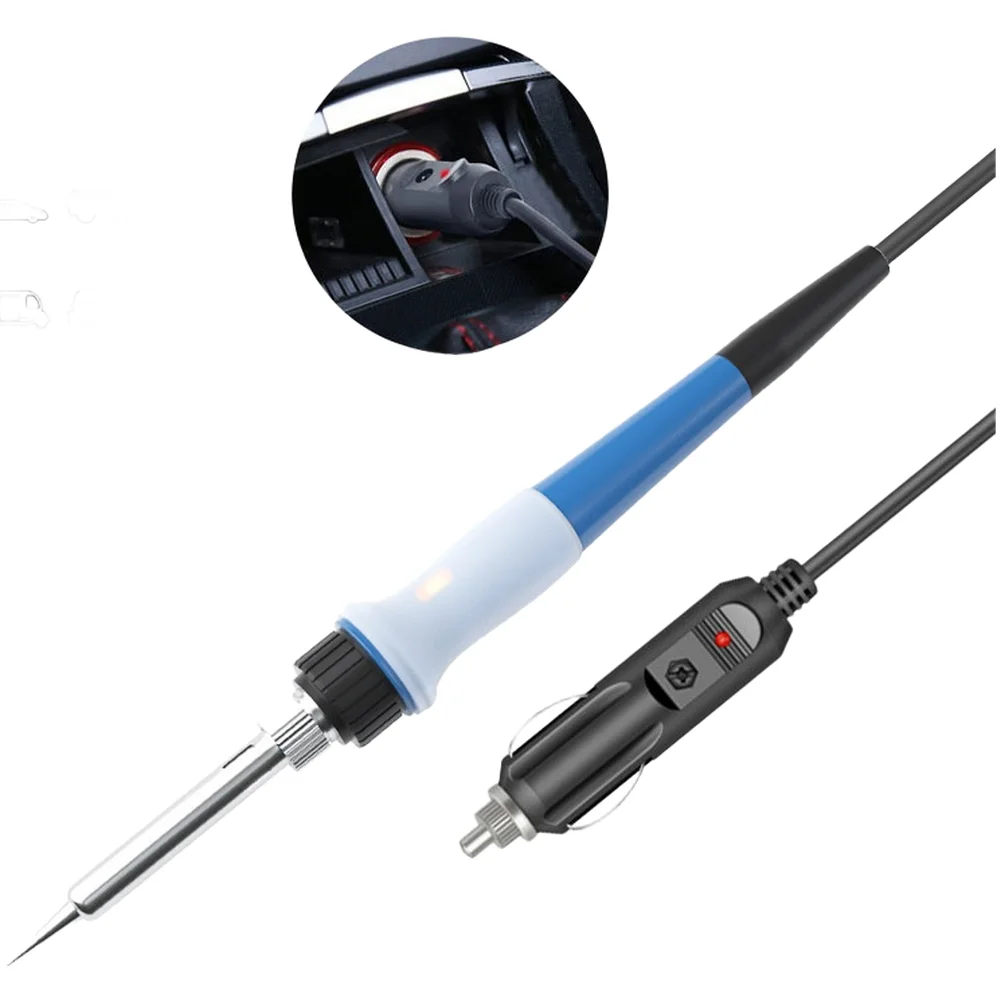 For Vehicle Soldering Iron for 12V and 24V DC Systems with For alligator Clip Interface and Reliable Heat Output