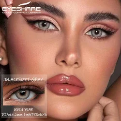 EYESHARE-lentillas de colores para ojos, lentes azules, grises, pupilas verdes, lentillas naturales, contactos de belleza de moda anuales, 1 par