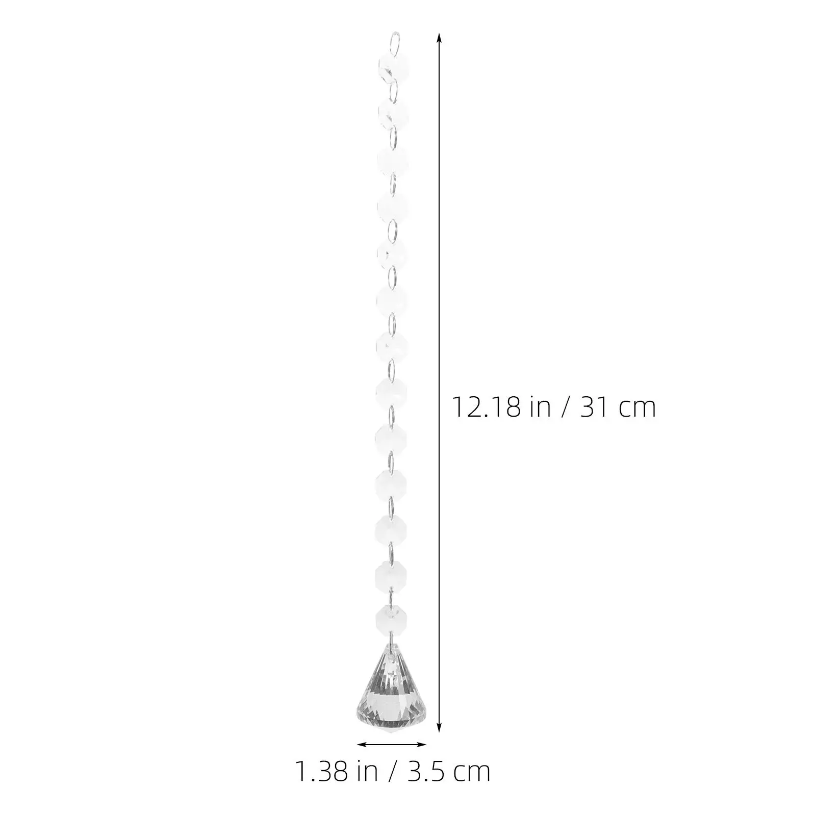 Crystal Hanging Pendant for Lamp Decoration Home Patio Porch Anniversary Romantic Lighting Decor Creative Refractive Crystal
