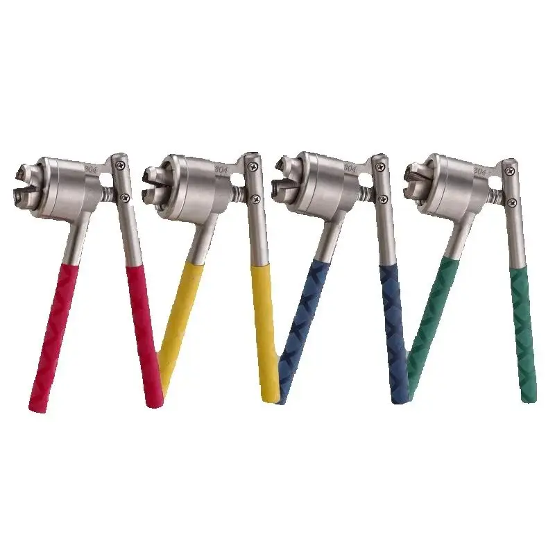 Pince à sertir manuelle pour flacons en acier, utilisation en laboratoire, outils de scellage de petites bouteilles en verre, pince à capsulage manuelle pour flacons