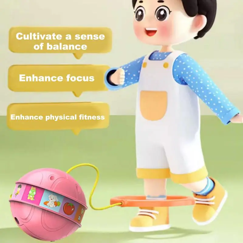 Skip Balance Jump Rope Exercise Skipping Toy Ball Adult Exercise Ball Ankle Jump Ropes For Reaction Training Kids Swing Balls