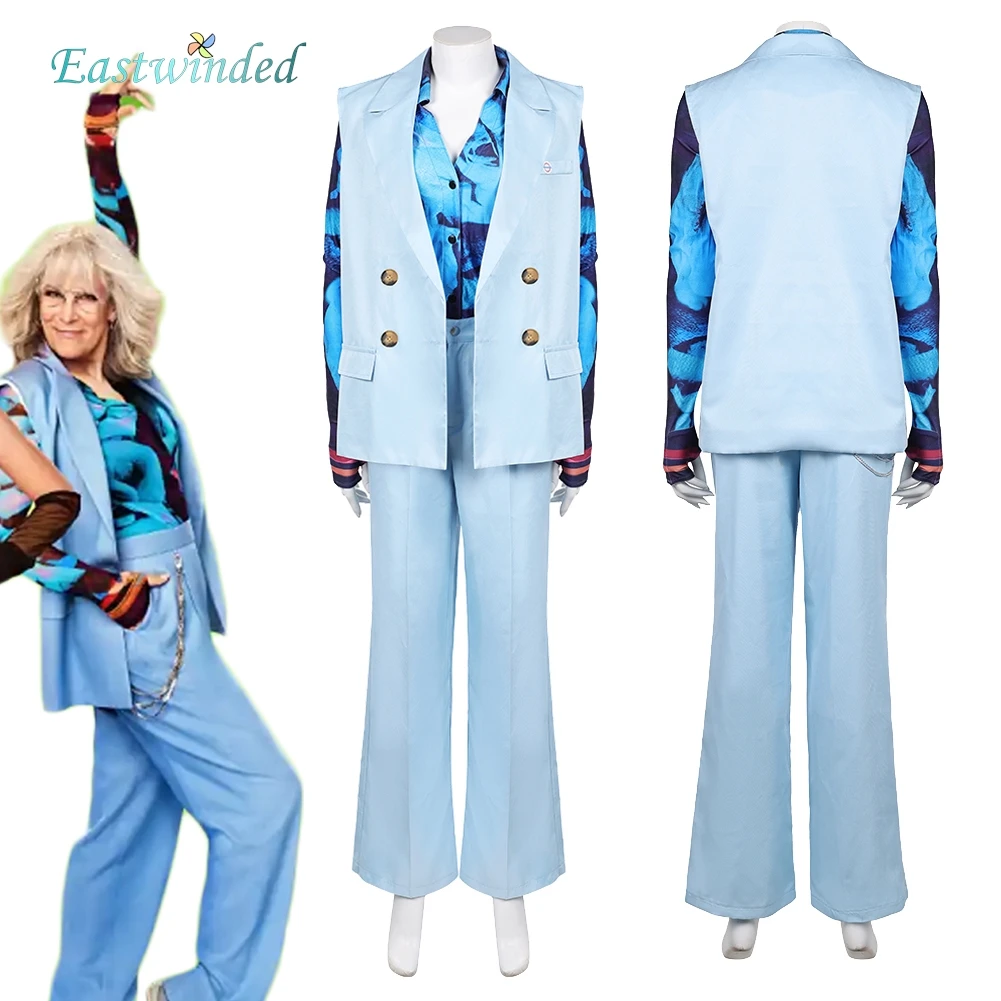 

Movie Freakier Friday Anna Coleman Cosplay Blue Costume Women Suit Shirt Coat Pants Outfit Adult Female Halloween Carnival Party
