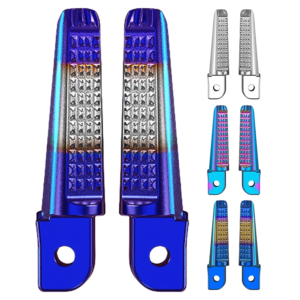 1 زوج مسند القدمين الخلفي المضادة للانزلاق الخلفية القدم رايدر مساند القدمين الخلفية للدراجات النارية لهوندا فانتوم 150 CB190R لياماها #2