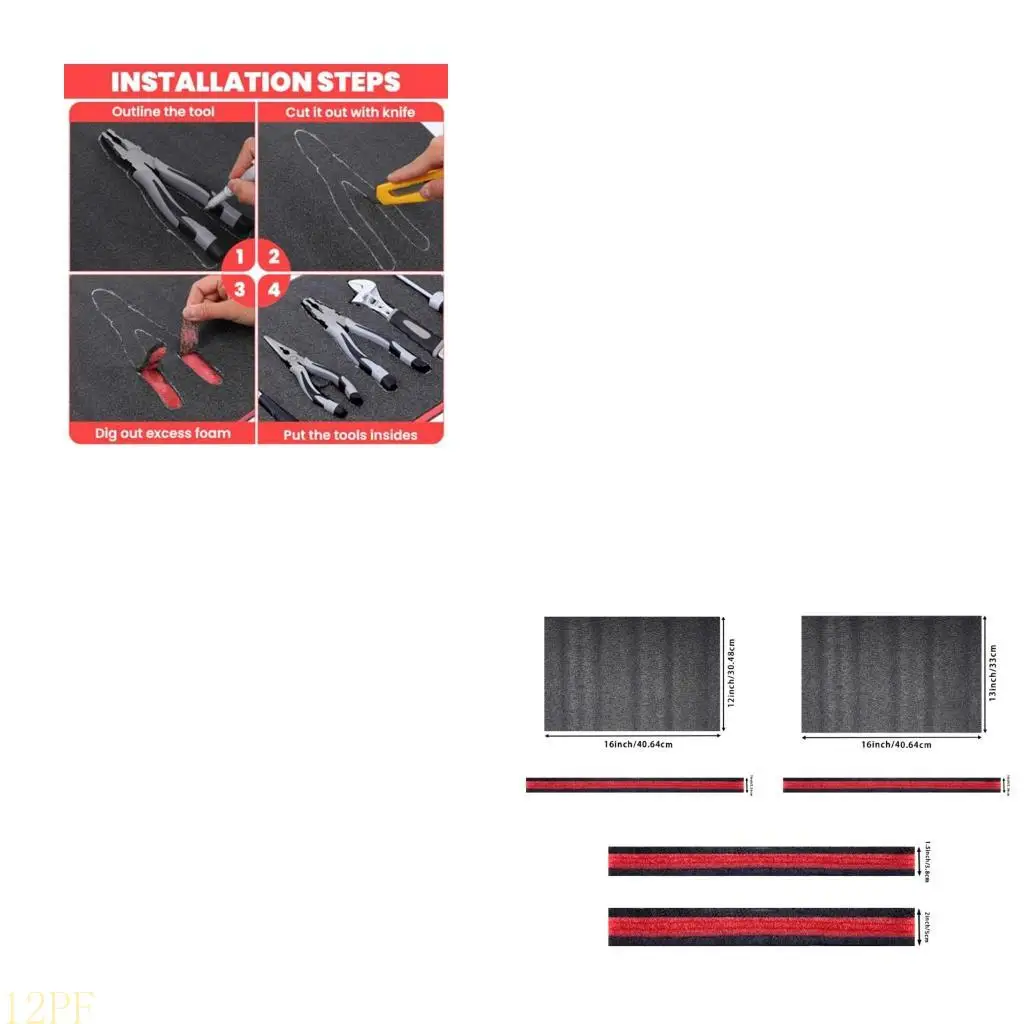 12PF Polyurethane Foam Board Multiple Size High Customizable Protector