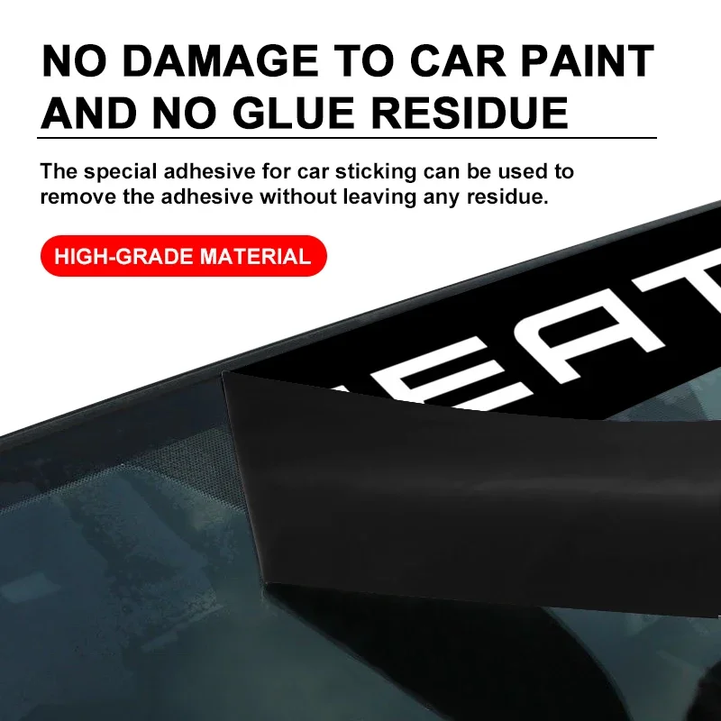 ملصق زجاج السيارة الأمامي شارة النافذة الأمامية ملصق الشعار ظلة ل سيات ليون FR ألتيا إيبيزا توليدو قرطبة الحمراء أرونا #5