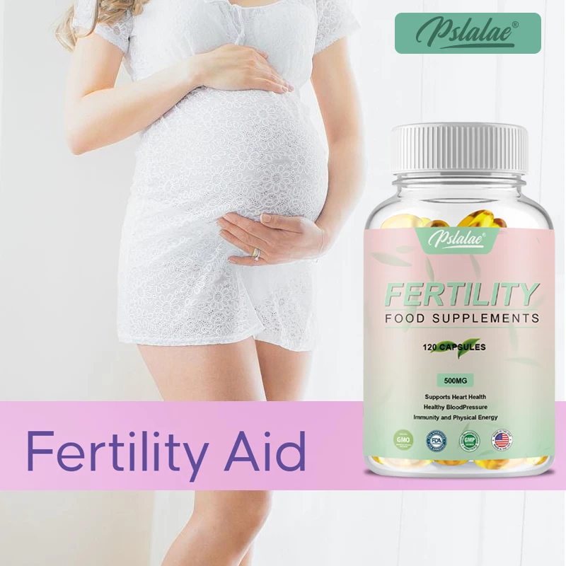 

Natural Fertility Supplement - Non-GMO, 120 Capsules, Prepares The Body for Pregnancy - Reduces Risk of Infertility