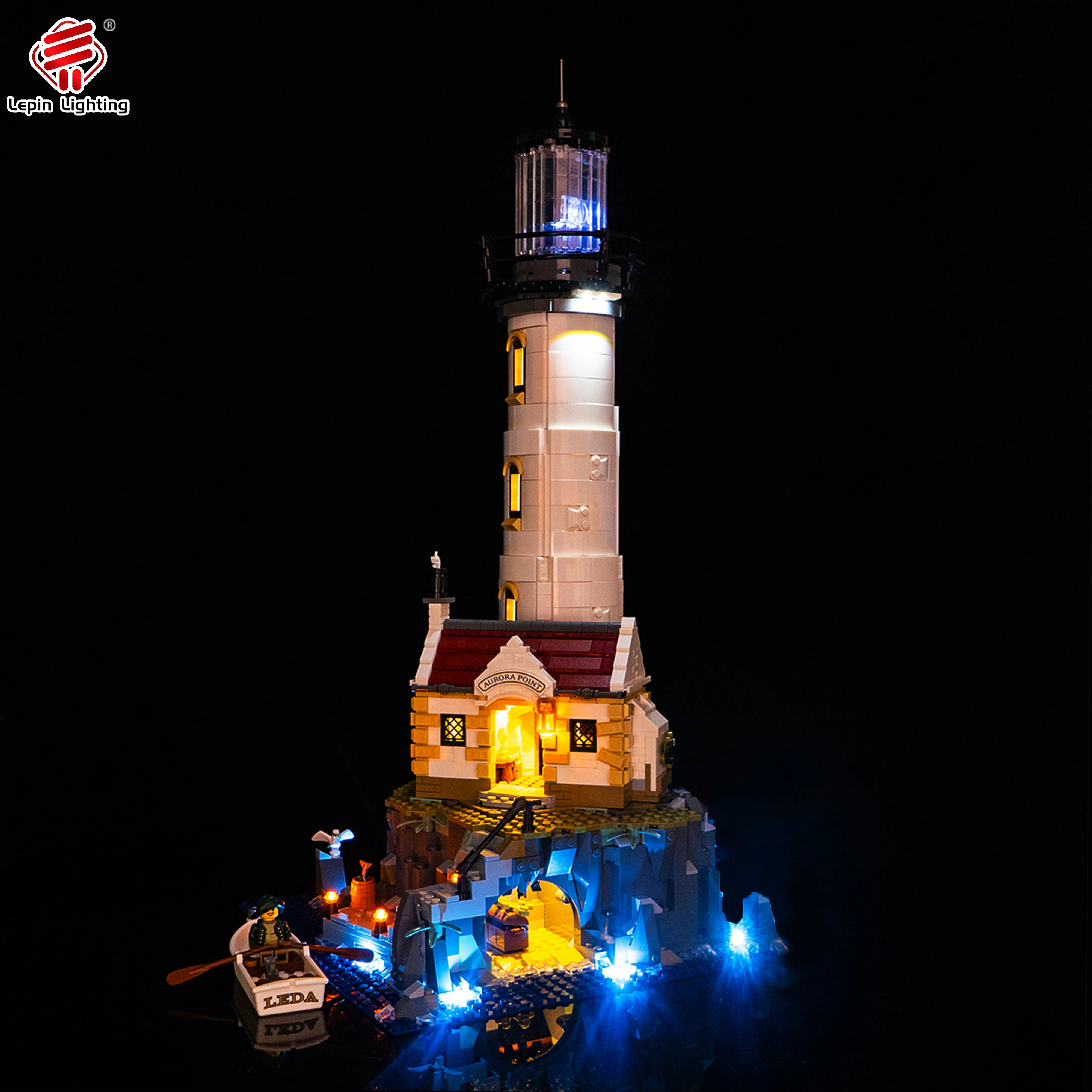 

LED Lighting Kit Compatible with 21335 Motorized Lighthouse Building Blocks Model Decorative Light Set (Lights Only)