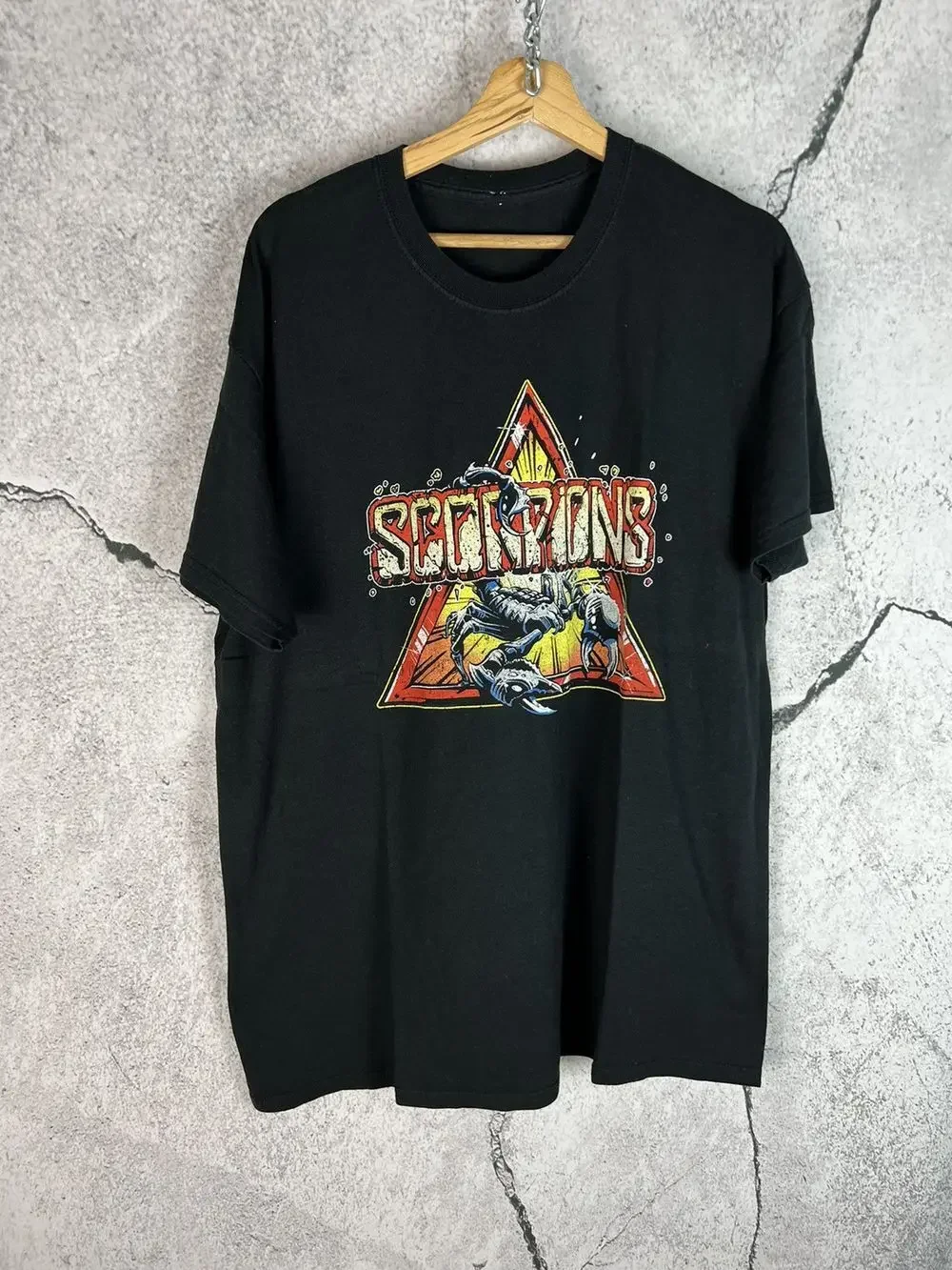 Scorpions Pure Instinct Band Graphic Black Unisex Tshirt Reprint S-5XL KH11506