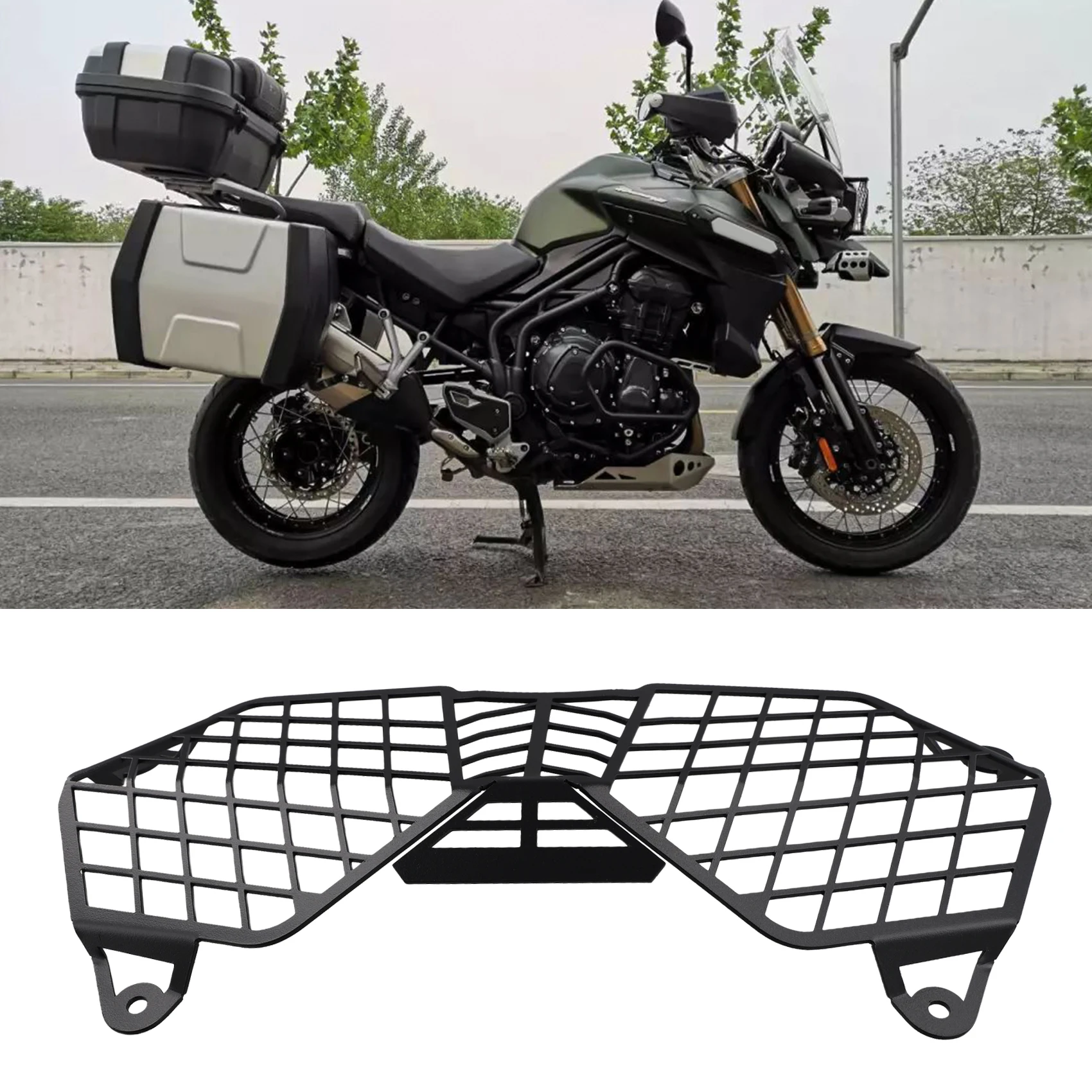 Firmly Motorcycle Headlight Grille Shield Guard Lamp Cover Protector For Triumph Tiger 800 2010-2017 & Explorer 1200 2012-2017