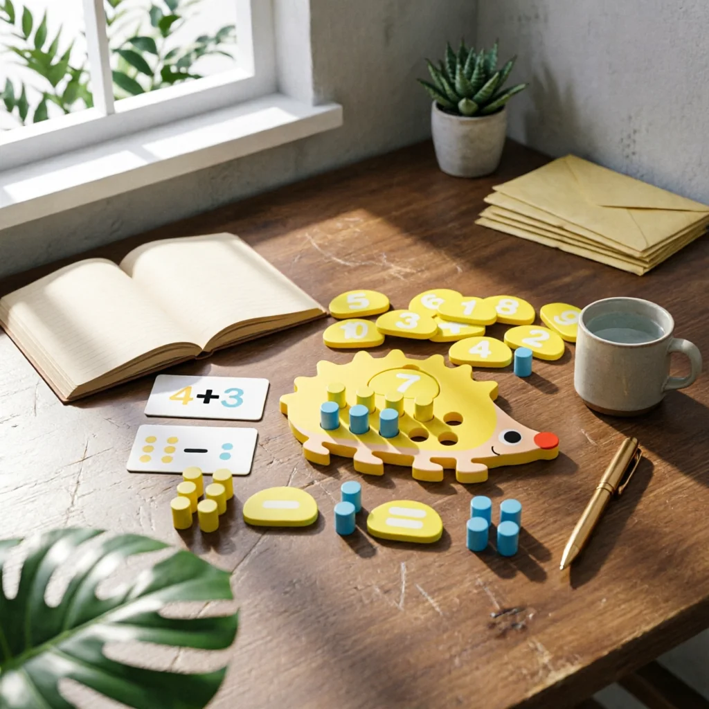jeu-de-comptage-en-bois-sur-pour-enfants-tableau-d'apprentissage-des-nombres-avec-herissons-jeu-d'addition-et-de-soustraction-jeu-de-reflexion-pour-la-maternelle