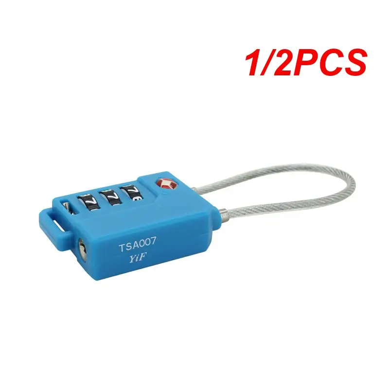 숫자 암호 잠금 TSA 철사 잠금 장치, 여행 가방 수하물용 세관 코드 잠금 장치, 1 개, 2 개