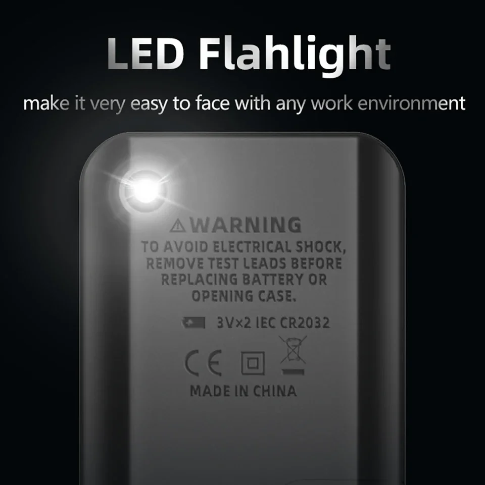 Multímetro digital BSIDE S7 - Faixa automática USB recarregável AC DC Tensão Ohm Hz NCV True RMS Ferramenta para eletricista