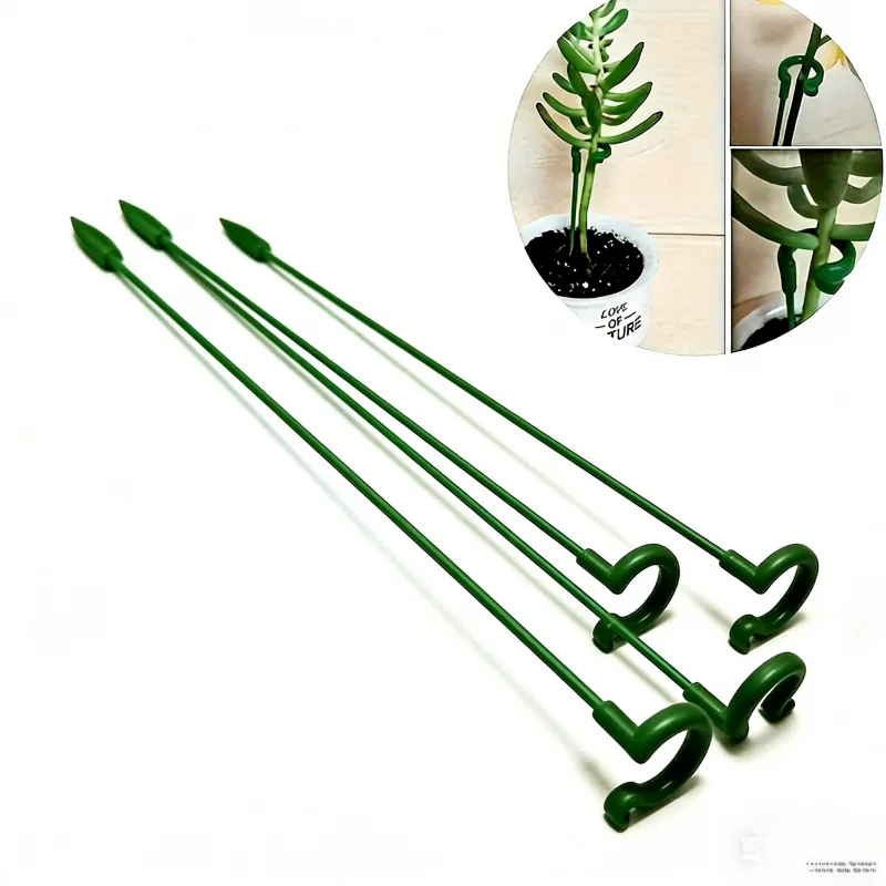Fiberglass Plant Support Rod10Butterfly Orchid Special Flower Pot Stand Fixed Support Rod Climbing Trellis