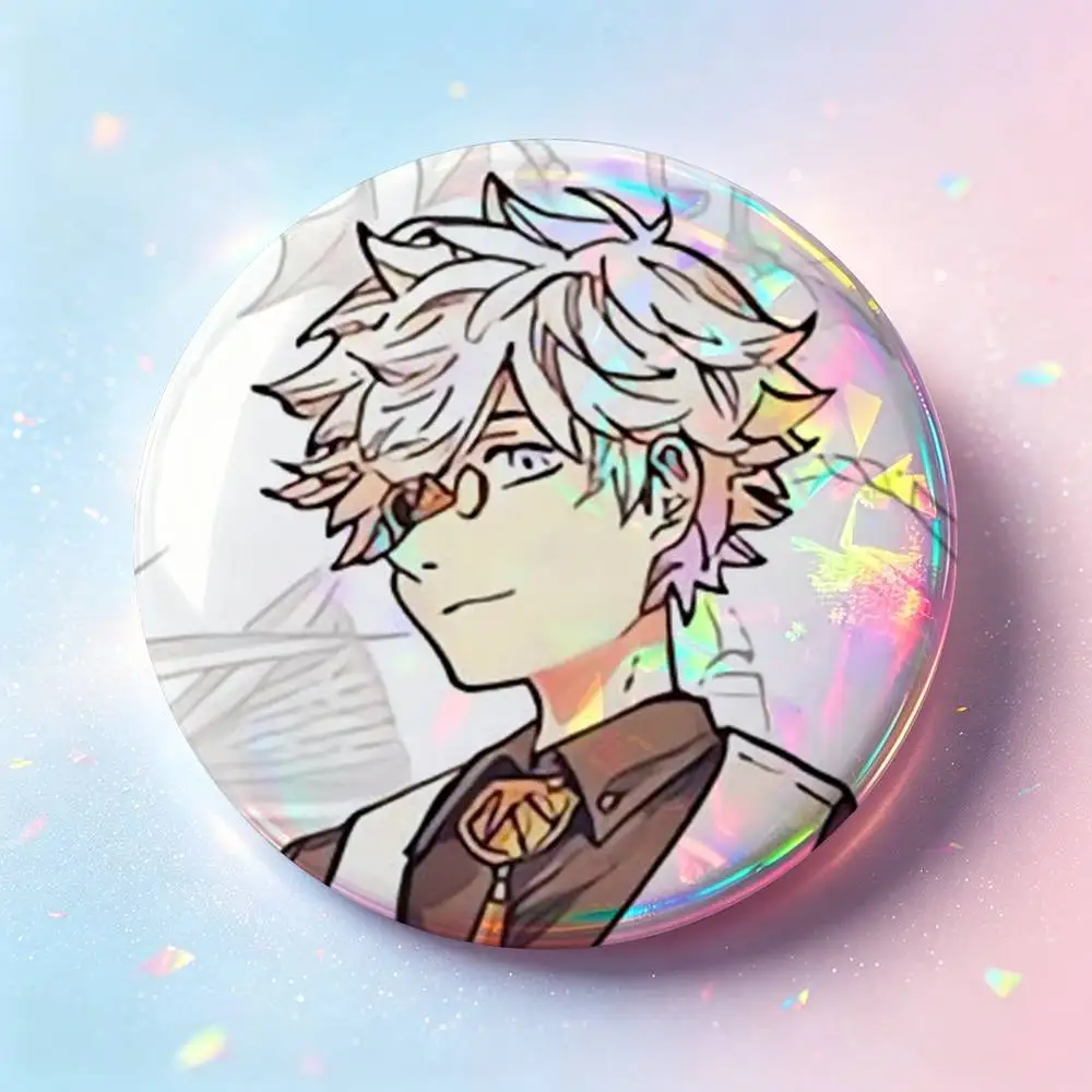 Q-Qifrey Badges Round Nijigen Otaku Culture IP peripheral products 58mm 44mm 32mm 75mm 25mm Mini