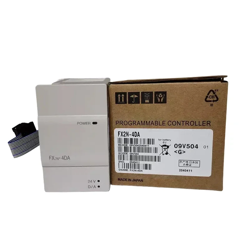 New Spot Stock Products FX2N-4DA Programmable Controller Module Brand New Original  Technical Support Available  Plc Controller