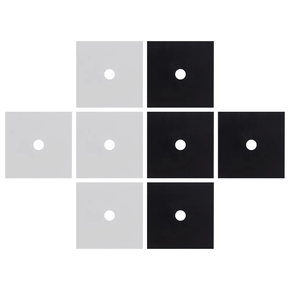 

8 Pcs Stovetop Cleaning Pad Reusable Gas Burner Protectors Easy Clean Kitchen Tool Home Stove Cover Liners Protective Surface