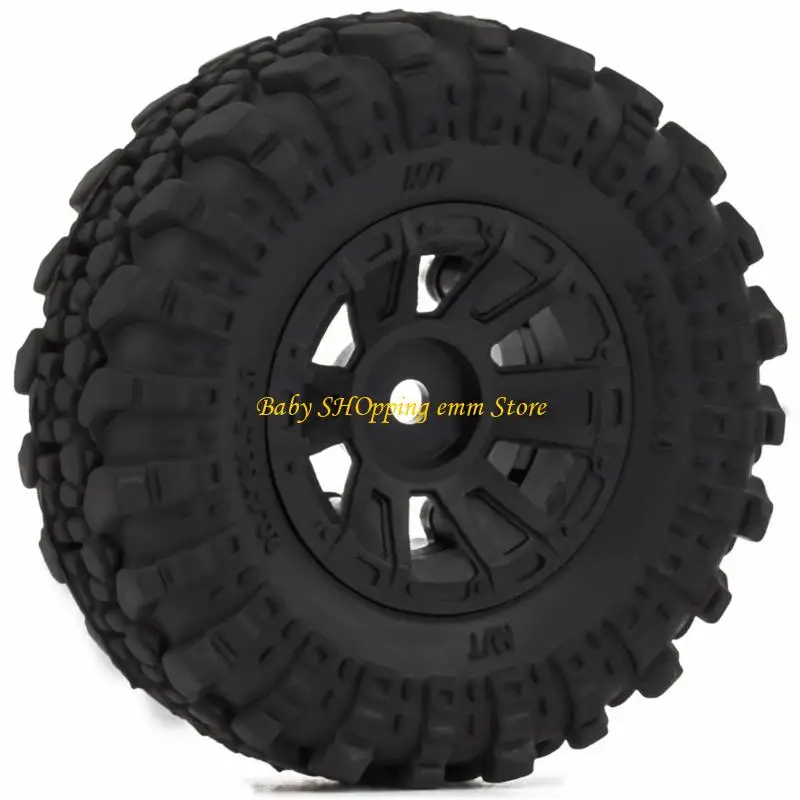 Pneus en plastique à haute adhérence 23GD, pneus remplacement durables 50mm pour les modèles SCX24