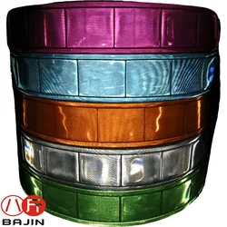 PVC Reflective Light Band Tape, Waterproof, Hot Pink, Turquoise,Orange,Grey,Green, 25mm Wide, 50 Yards a Roll