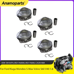 Engine Parts 4x Piston Kit Fit 1.6 L GAS for Ford Kuga Mondeo S-Max C-Max Galaxy Fiesta VI II Volvo S60 V40 1.6 EcoBoost 01-22