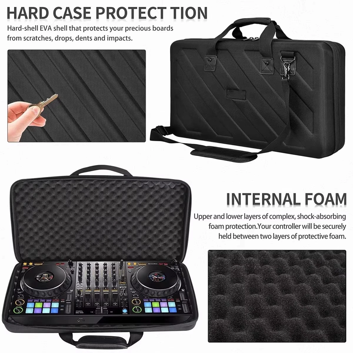 XDJRX3 XDJRX2 XDJRX all-in-one machine, Tianniu PRIME4 PRIME4 + digital U disk player bag, DJ equipment bag, digital bag