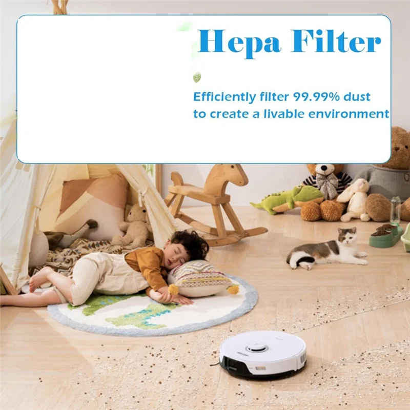 N18R Części zamienne i akcesoria do Roborock S8 / S8 Plus / S8 Pro Ultra: szczotka główna, szczotki boczne, filtr HEPA, mop, worek na kurz